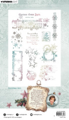 Studio Light - Clear Stamps - Christmas Blush - Christmas Deco