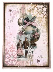 Studio Light - Clear Stamps - Christmas Blush - Holiday Wishes