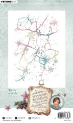 Studio Light - Clear Stamps - Christmas Blush - Winter Crackle