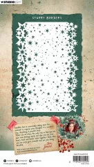 Studio Light - Masks / Stencils - Festive Nostalgia - Starry Borders