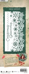 Studio Light - Masks / Stencils - Festive Nostalgia - Snowy Border