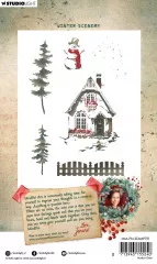 Studio Light Clear Stamps - Festive Nostalgia - Winter Scenery