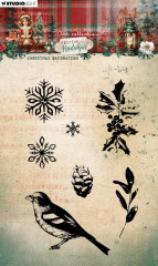 Studio Light Clear Stamps - Festive Nostalgia - Christmas Decoration