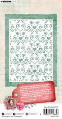 Studio Light - Masks / Stencils - Sending You Love Nr. 316 - Heart Damask