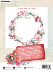 Studio Light - Clear Stamps - Sending You Love Nr. 796 - Flower Circle Frame