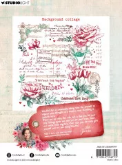 Studio Light - Clear Stamps - Sending You Love Nr. 797 - Background Collage