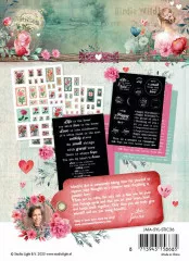 Studio Light Sticker Pad - Sending You Love Nr. 36 - Postage Stamps & Quotes