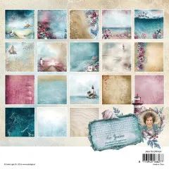 Studio Light - 12x12 Designer Paper Pad - Tide of Hope - Backgrounds