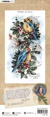 Studio Light Clear Stamps - Vintage Christmas Nr. 545 - Robins on Holly