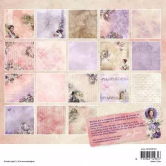 Studio Light 8x8 Paper Pad - Victorian Dreams - Background Designs