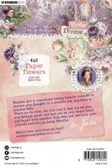 Studio Light - Victorian Dreams - Paper Flowers - 3; 4 und 5 cm