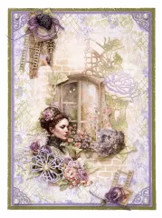 Studio Light - Masks / Stencils - Victorian Dreams - Royal Pattern