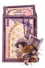 StudioLight - Victorian Dreams - Organza Ribbon & Hemp Cord - Purples