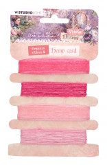 StudioLight - Victorian Dreams - Organza Ribbon & Hemp Cord - Pinks