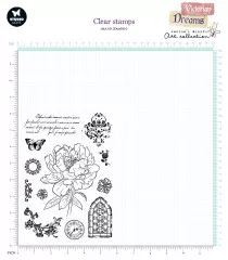 Studio Light - Clear Stamps - Victorian Dreams - Timeless Peony