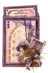 Studio Light - Clear Stamps - Victorian Dreams - ATC Embellishments