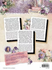 Studio Light Sticker Pad - Victorian Dreams - Black/Kraft/White - Dutch