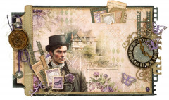 Studio Light - Wax Beads Kit - Victorian Dreams - Purples & Gold