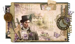 Studio Light - Wax Beads Kit - Victorian Dreams - Purples & Gold