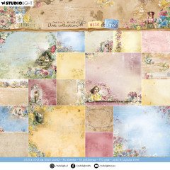 Studio Light 8x8 Paper Pad - Wild & Free Nr. 183 - Background Designs