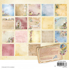 Studio Light 8x8 Paper Pad - Wild & Free Nr. 183 - Background Designs