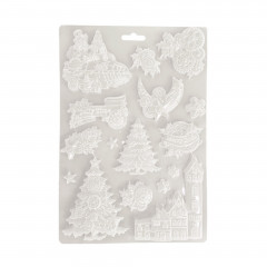 Soft Mould A4 - Gear up for Christmas - Trees and Elements