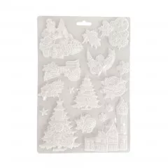 Soft Mould A4 - Gear up for Christmas - Trees and Elements