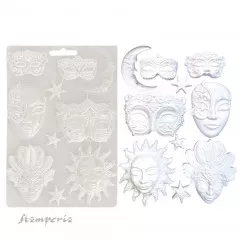 Soft Mould A4 - Masquerade - Masks