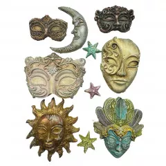 Soft Mould A4 - Masquerade - Masks