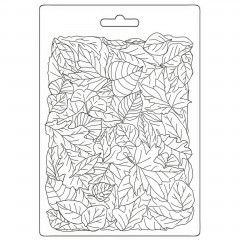 Soft Mould A5 - Woodland - Leaves Pattern