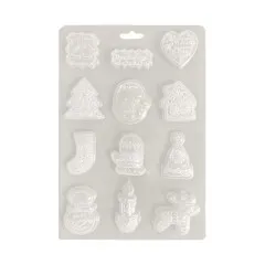 Soft Mould A5 - Candy Christmas - Elements