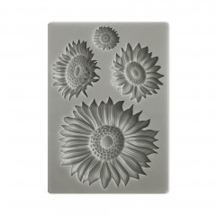 Silicone Mould A6 - Sunflower Art - Sunflowers