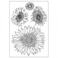 Silicone Mould A6 - Sunflower Art - Sunflowers