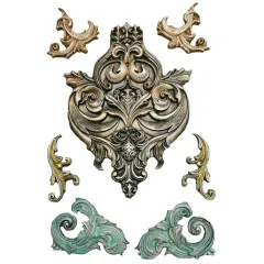 Silicone Mould A4 - Art Stories - Frieze and Corners