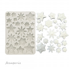 Silicone Mould A5 - Gear up for Christmas - Stars