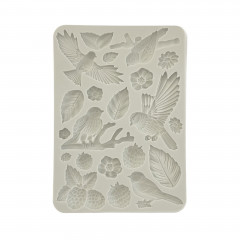 Silicone Mould A5 - Forest - Birds