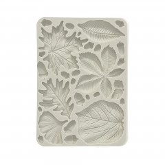 Silicone Mould A5 - Forest - Leaves and Acorns