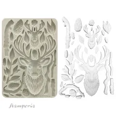 Silicone Mould A5 - The Owl's House - Deer