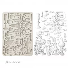 Silicone Mould A5 - Masquerade - Candle Holders