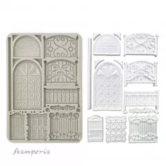 Silicone Mould A5 - Fence and Door