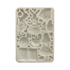 Silicone Mould A5 - Alice in Christmas