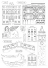 Silicone Mould A5 - Venice City of Art - Monuments