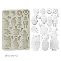 Silicone Mould A5 - Candy Christmas - Cakes