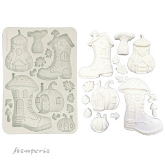 Silicone Mould A5 - Whispering Woods - Boots and Pumpikin House
