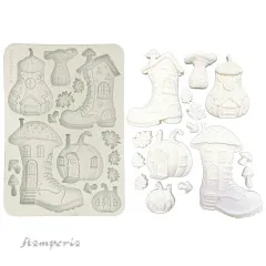Silicone Mould A5 - Whispering Woods - Boots and Pumpikin House