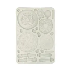 Silicone Mould A5 - Whispering Woods - Mushrooms 3D
