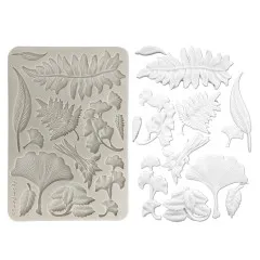 Silicone Mould A5 - Herbarium Silvae - Botanical Leaf Collection