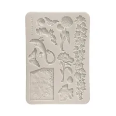 Silicone Mould A5 - All Around - Flowers and Leaves