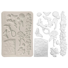 Silicone Mould A5 - All Around - Flowers and Leaves