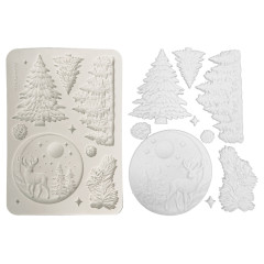 Silicone Mould A5 - Christmas Winter Landscape